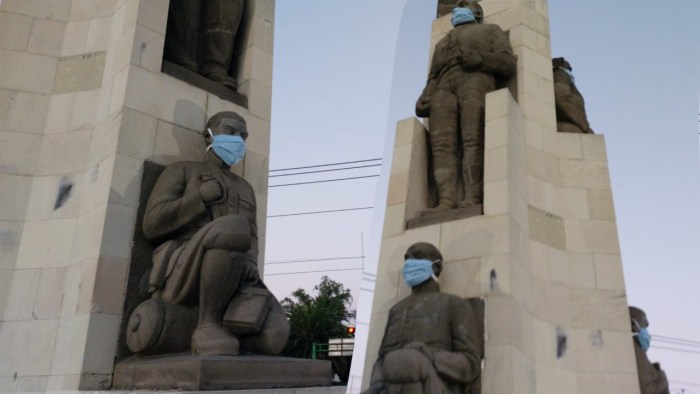 Monumento Revolución en Pachuca de Soto